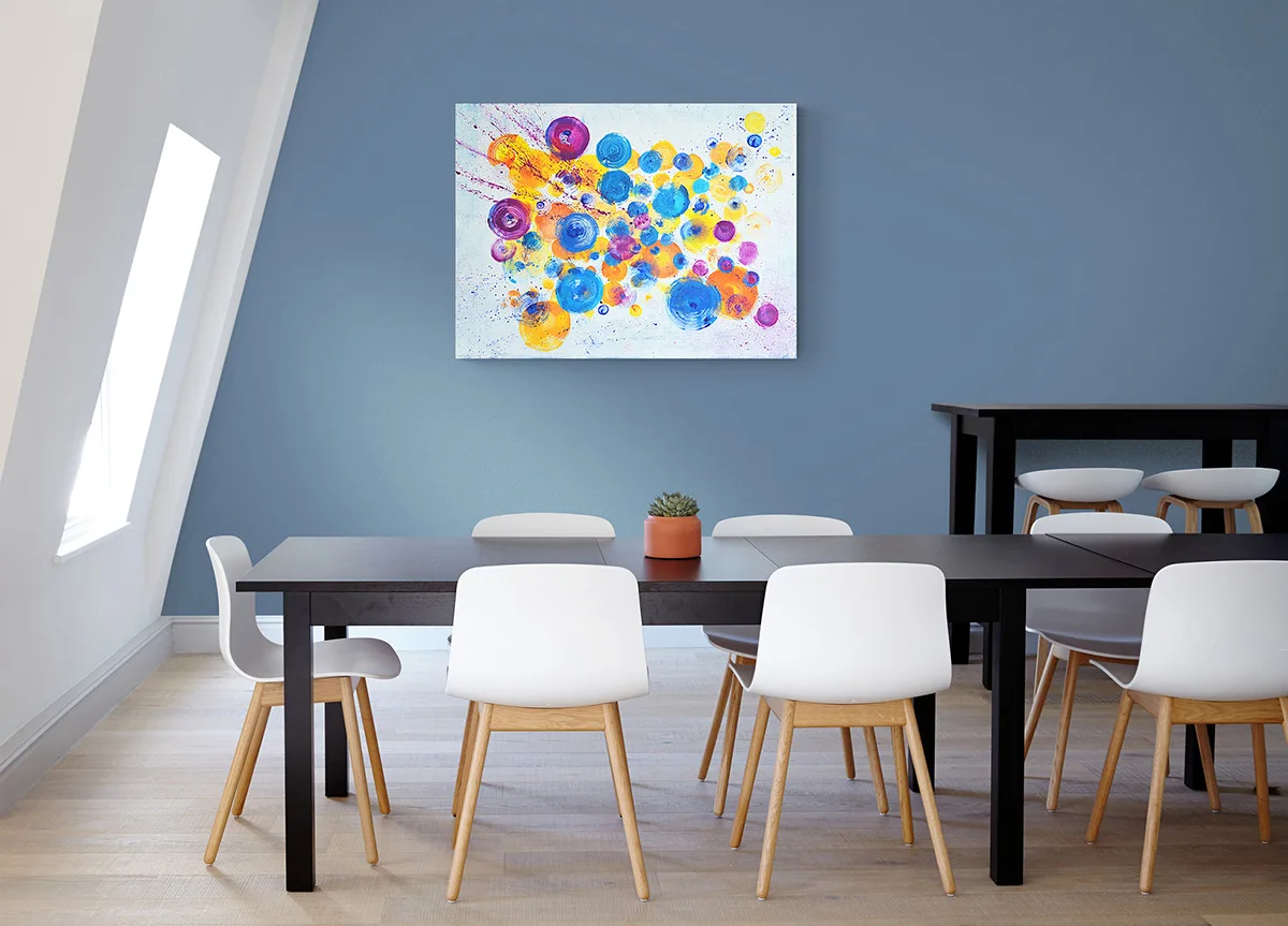 abstract painting abstract art multicoloured painting benie benedicte beguin