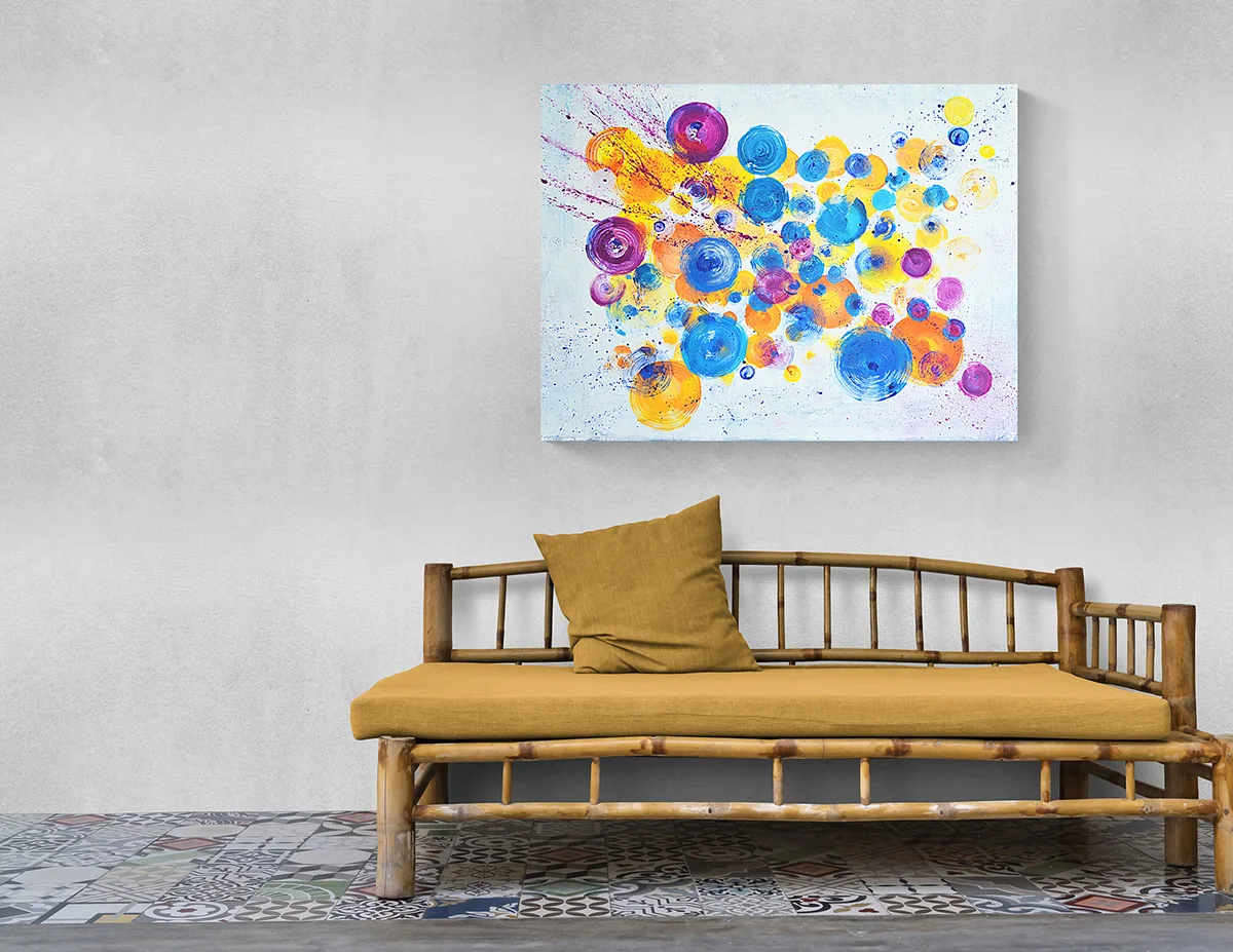 abstract painting abstract art multicoloured painting benie benedicte beguin